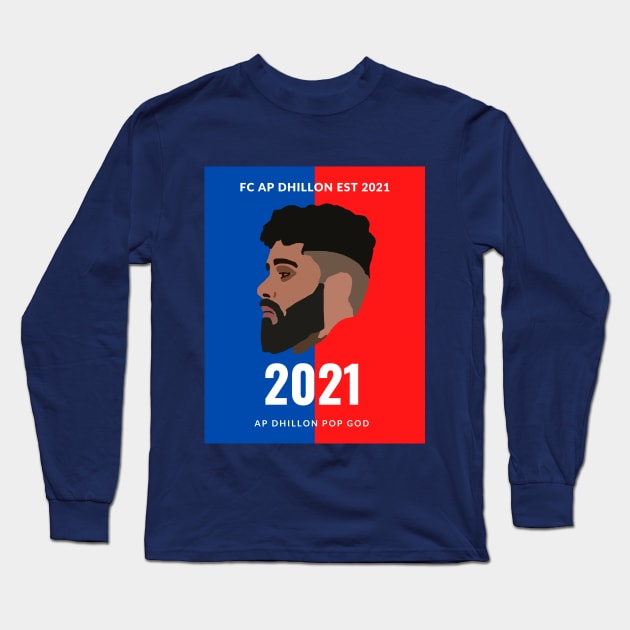 Ap dhillon Punjabi singer Long Sleeve T-Shirt by A Jersey Store